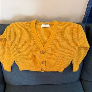 Little girls crop over top sweater